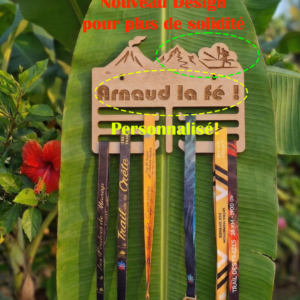 Portez vos exploits avec fierté : Le Porte-Médailles Fournaise Personnalisable Silhouette Homme