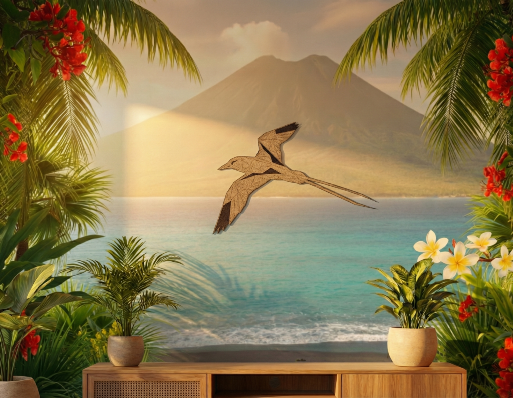 Cadeau Paille en Queue Autocollant