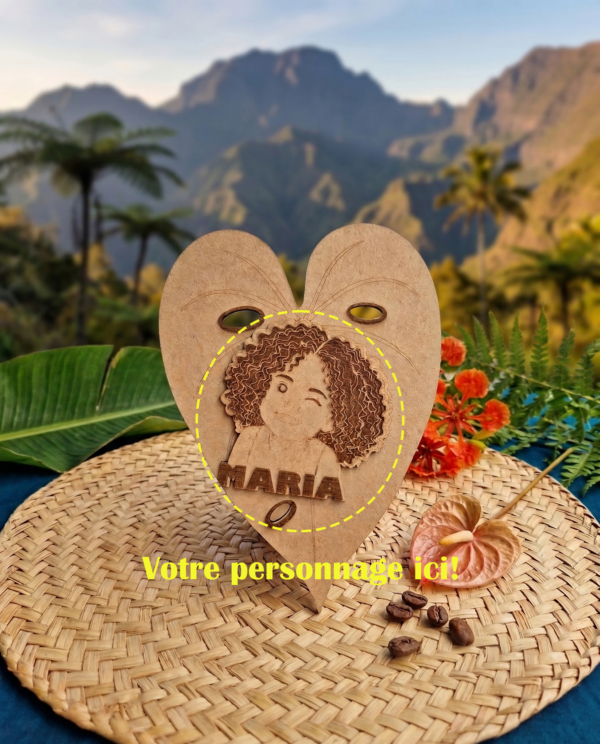 Plaque de porte Monstera-cadeau personnalisé