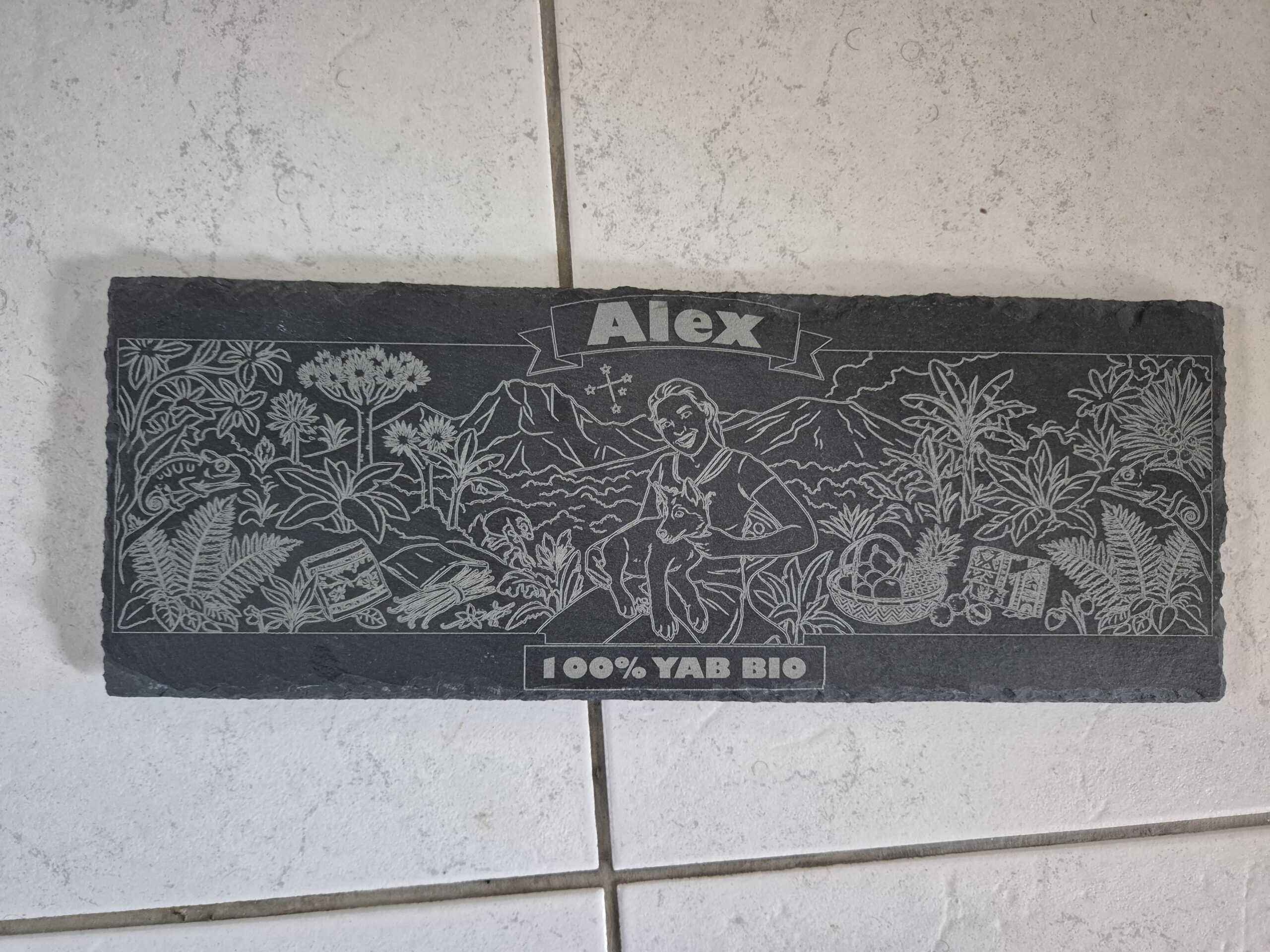 Assiette ardoise Personnalisé – Image 2