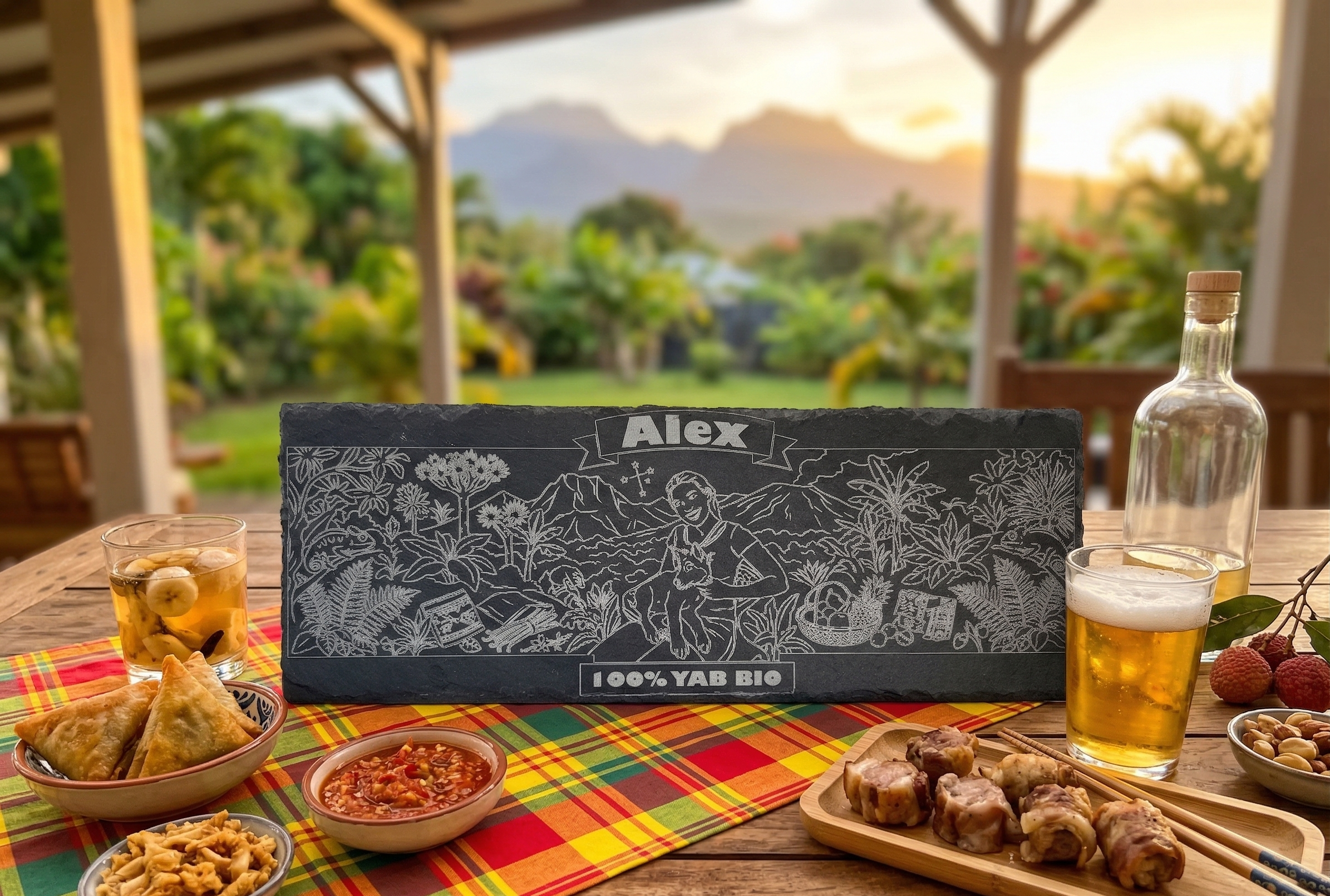 Assiette ardoise Personnalisé – Image 1