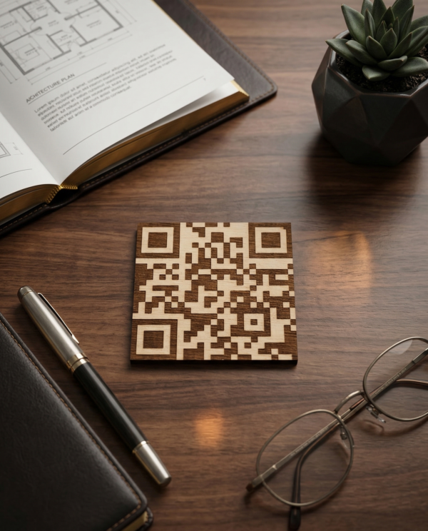 Plaque Qr Code Carré