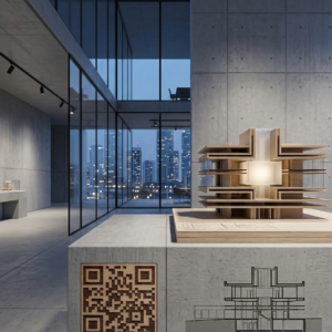 Plaque Qr Code Carré – Image 2