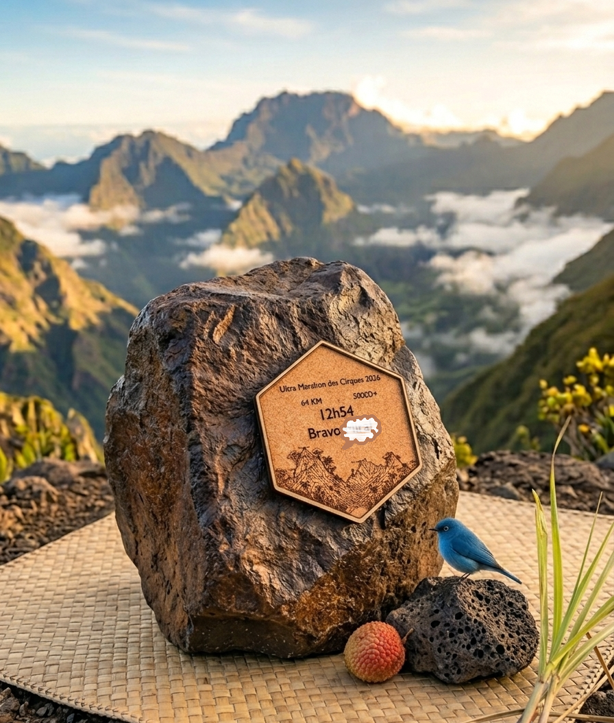 Ultra marathon des Cirques - Trophée Trail Autocollant pouvant s